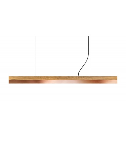 GANTlights [C] Oak & Copper Pendant Lamp